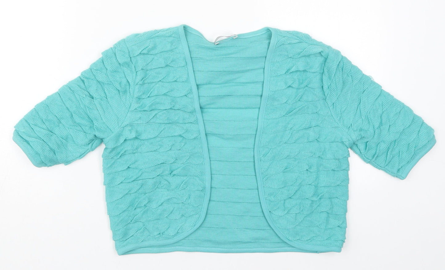 Womens UK Size 10 Per Una Blue Cardigan Jumper