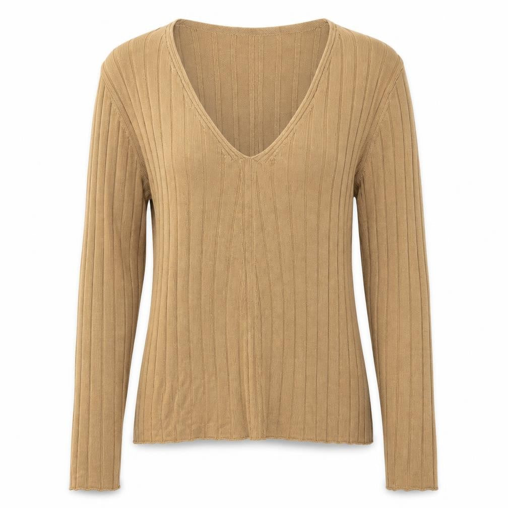 Womens UK Size M Topshop Brown Pullover Jumper