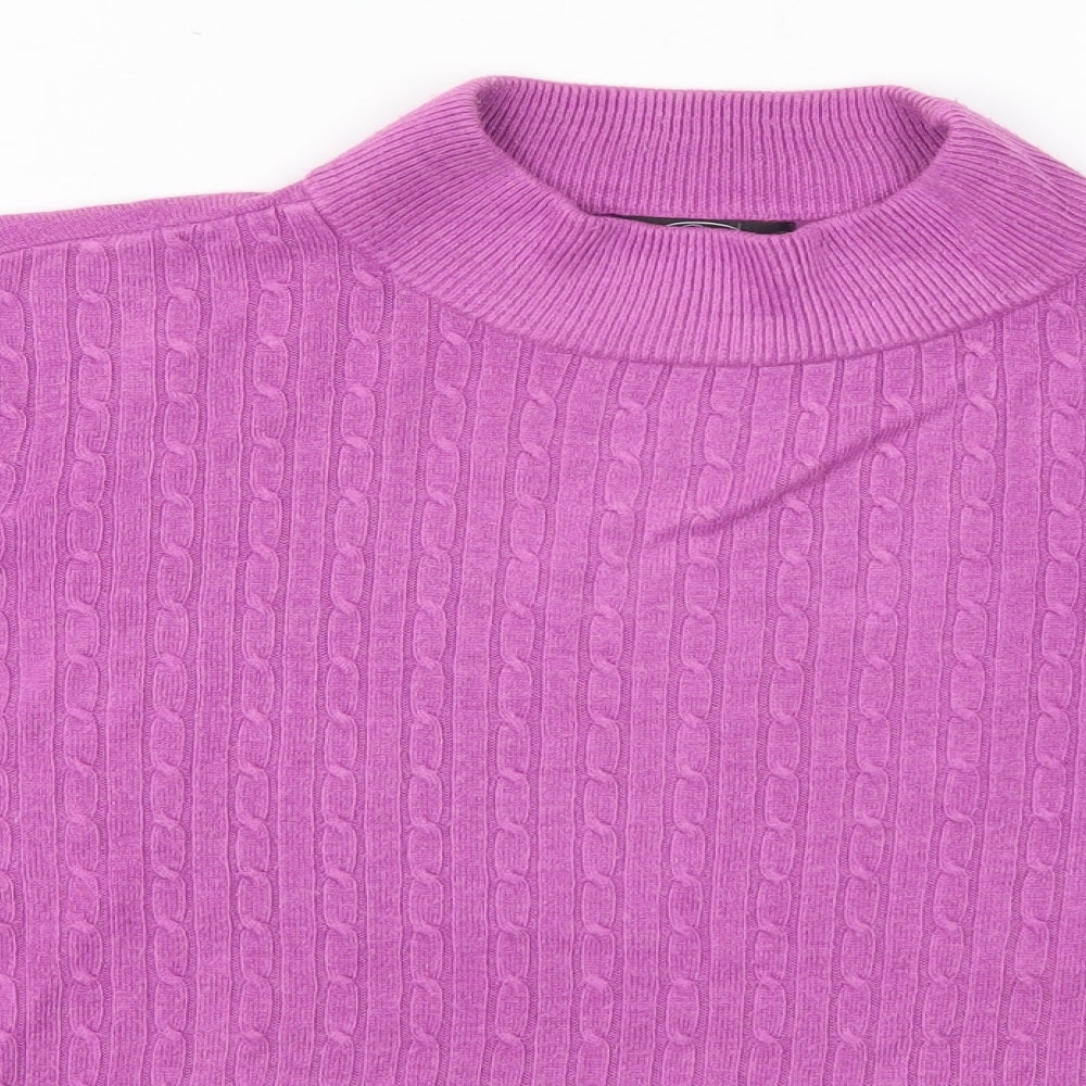 Womens UK Size L Bonmarché Purple Pullover Jumper