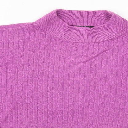 Womens UK Size L Bonmarché Purple Pullover Jumper