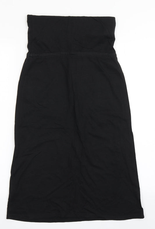 New Look Womens Black  Cotton A-Line  Size 10  Off the Shoulder Pullover