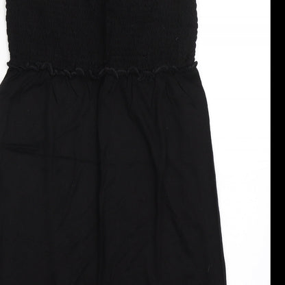 Papaya Womens Black  Viscose A-Line  Size 10  Off the Shoulder Pullover