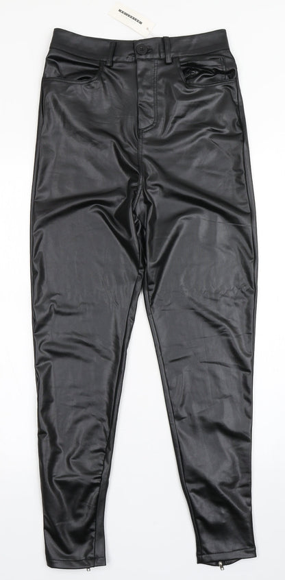 CBR Womens Black  Cotton Jegging Leggings Size S L25.5 in