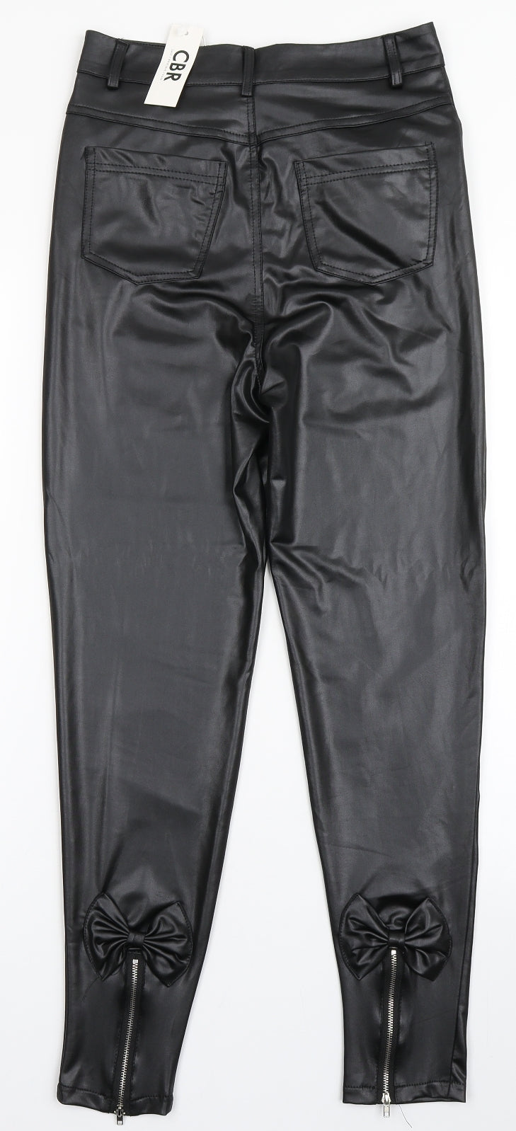 CBR Womens Black  Cotton Jegging Leggings Size S L25.5 in