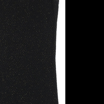 Gondola Blu Womens Black  Polyester Bodycon  Size S  Round Neck Pullover