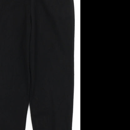 Womens UK Size 10 Boohoo Regular Fit  Black Trousers