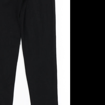 Womens UK Size 10 Boohoo Regular Fit  Black Trousers