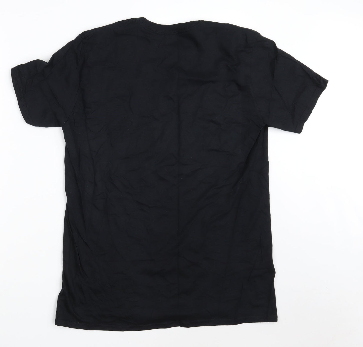Mens UK Size M Gildan Black  T-Shirt