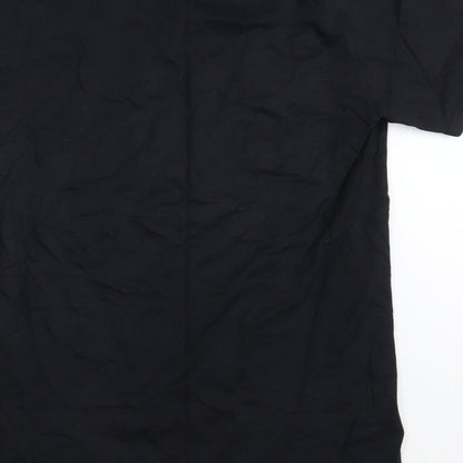 Mens UK Size M Gildan Black  T-Shirt