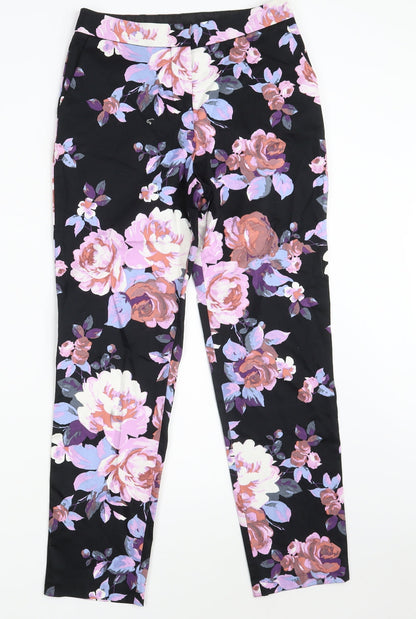 Womens UK Size 4 Miss Selfridge Slim Fit Chino Multicoloured Trousers