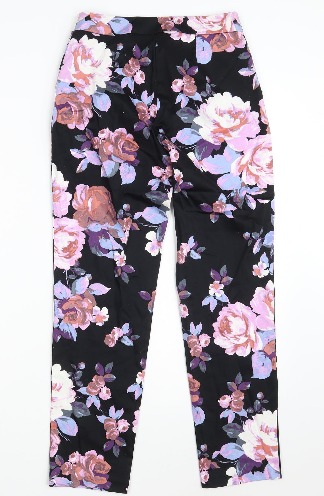 Womens UK Size 4 Miss Selfridge Slim Fit Chino Multicoloured Trousers