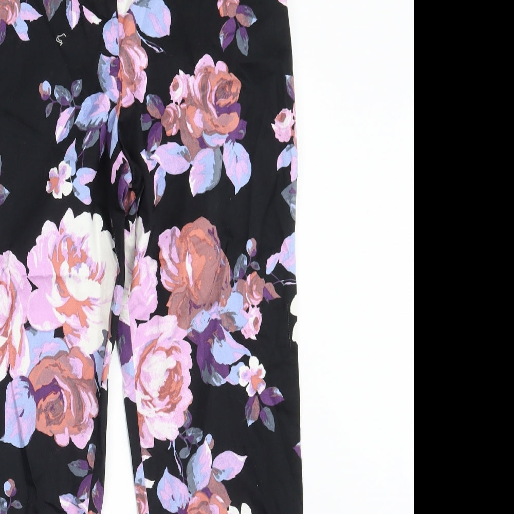 Womens UK Size 4 Miss Selfridge Slim Fit Chino Multicoloured Trousers