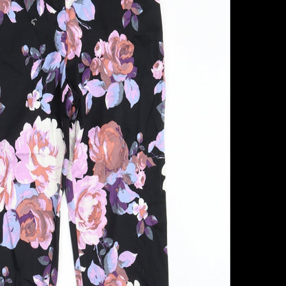 Womens UK Size 4 Miss Selfridge Slim Fit Chino Multicoloured Trousers