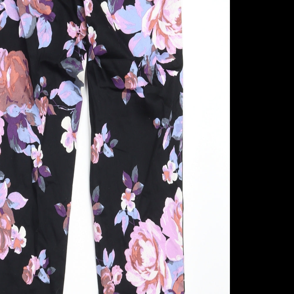 Womens UK Size 4 Miss Selfridge Slim Fit Chino Multicoloured Trousers