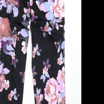 Womens UK Size 4 Miss Selfridge Slim Fit Chino Multicoloured Trousers
