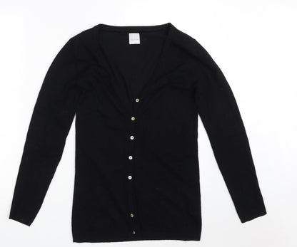Womens UK Size M CULTURE Black Cardigan Jumper