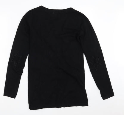Womens UK Size M CULTURE Black Cardigan Jumper