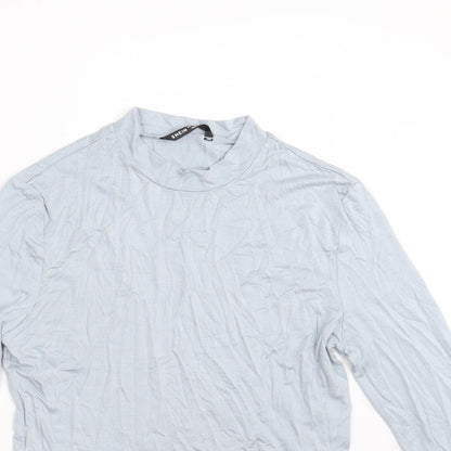 SheIn Womens Blue   Cropped T-Shirt Size L Round Neck