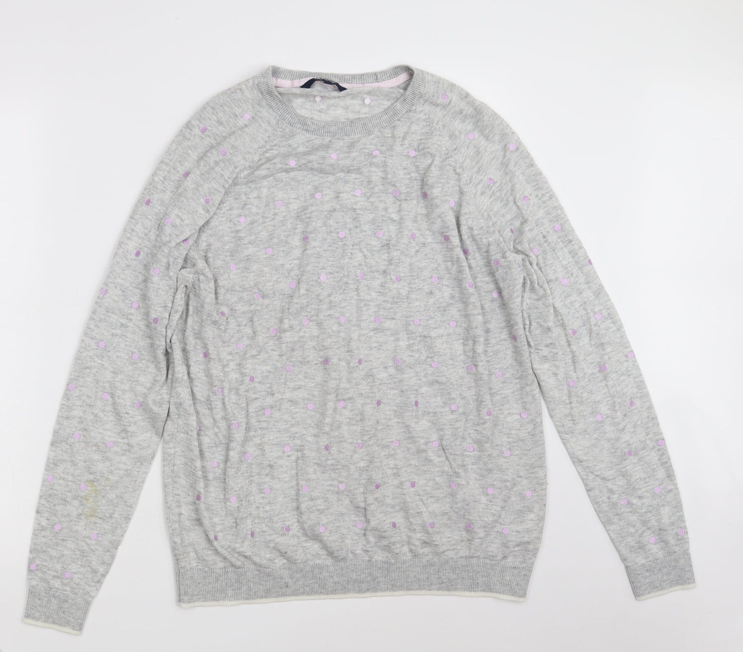 Womens UK Size 18 Maine Grey Pullover Jumper