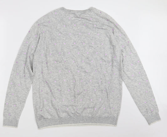 Womens UK Size 18 Maine Grey Pullover Jumper