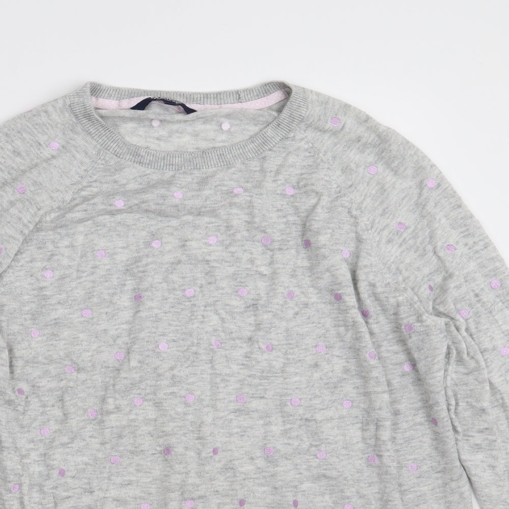 Womens UK Size 18 Maine Grey Pullover Jumper
