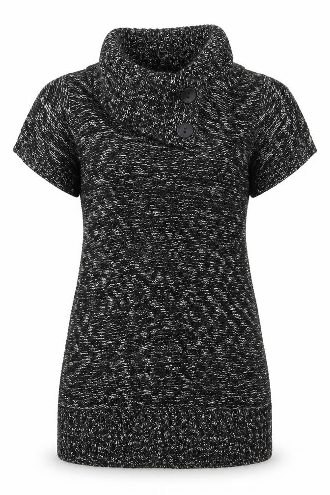 Womens UK Size 10 Papaya Black Pullover Jumper