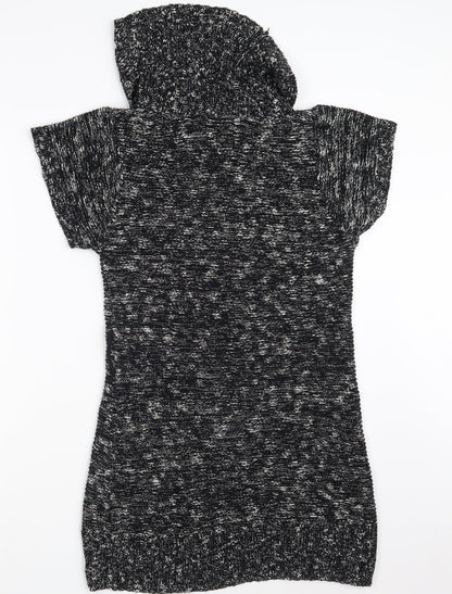 Womens UK Size 10 Papaya Black Pullover Jumper