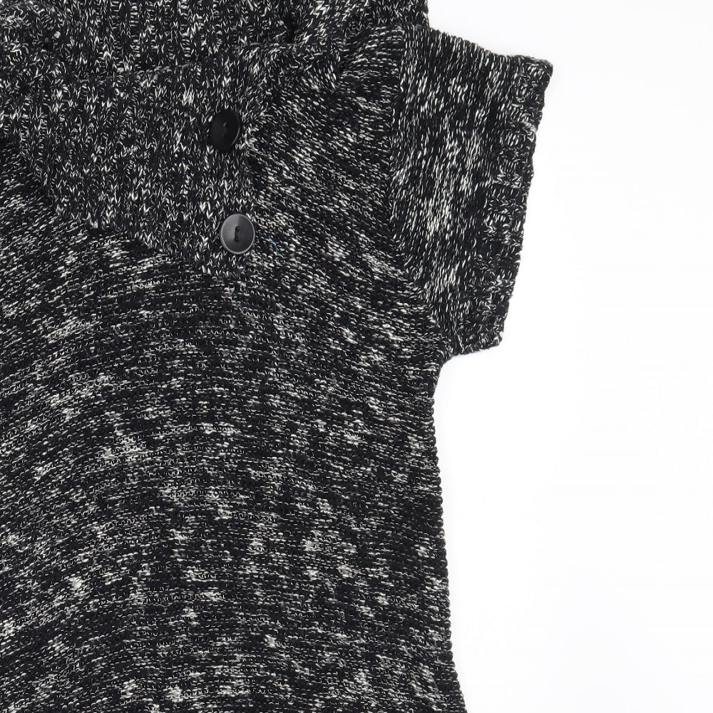 Womens UK Size 10 Papaya Black Pullover Jumper
