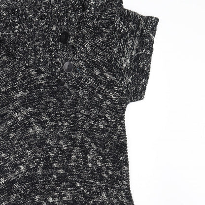 Womens UK Size 10 Papaya Black Pullover Jumper