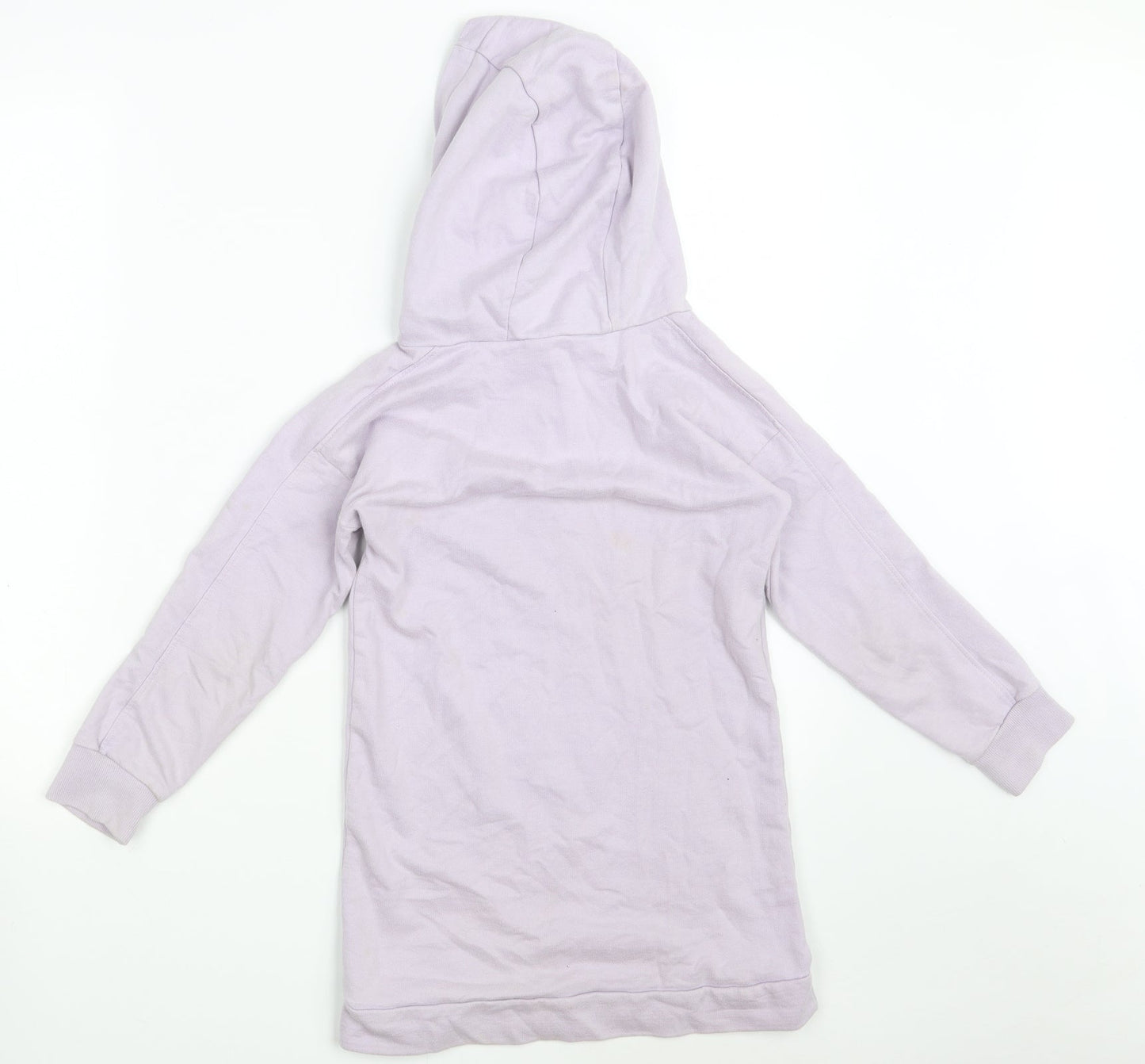 George Girls Purple  Cotton Pullover Hoodie Size 7-8 Years   - HAPPY ALWAYS