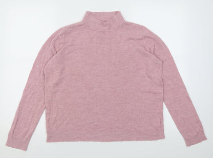 Womens UK Size 16 Maine Pink Pullover Jumper