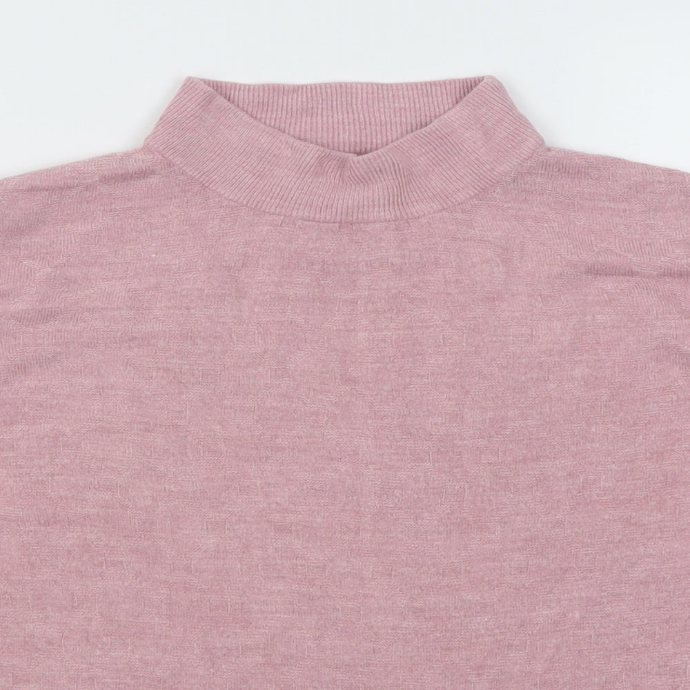Womens UK Size 16 Maine Pink Pullover Jumper