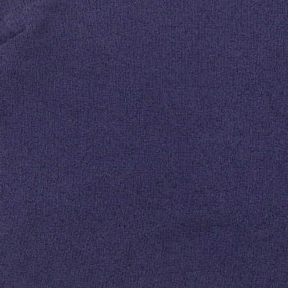 George Womens Purple V-Neck  Cotton Cardigan Jumper Size 10