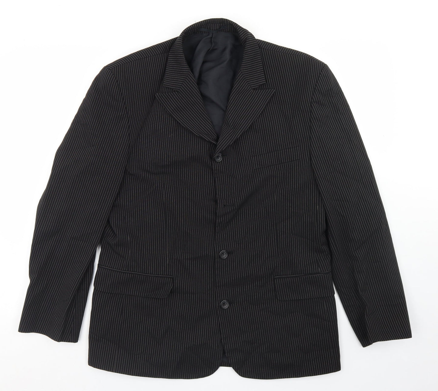 Mens UK Size 38 Willson Regular Black Suit Jacket