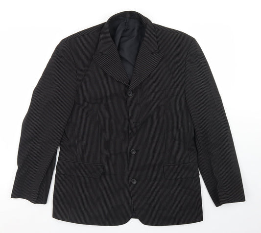 Mens UK Size 38 Willson Regular Black Suit Jacket