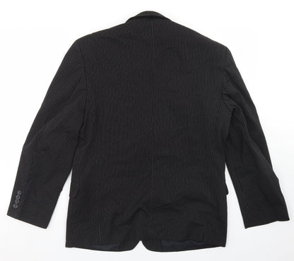 Mens UK Size 38 Willson Regular Black Suit Jacket