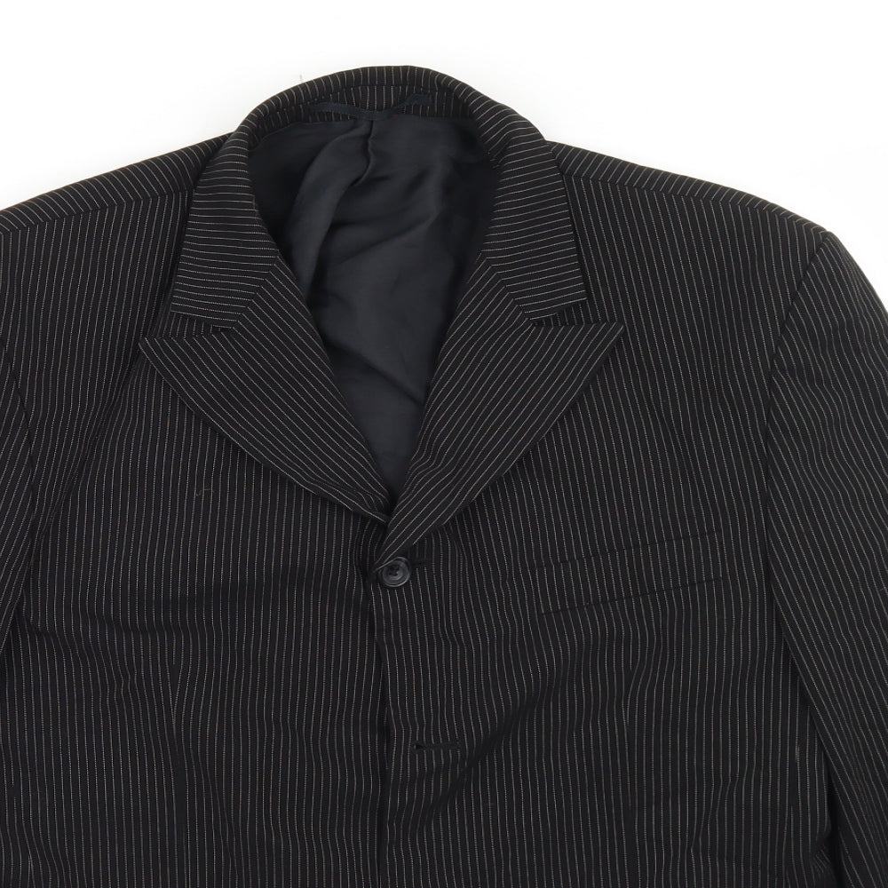 Mens UK Size 38 Willson Regular Black Suit Jacket