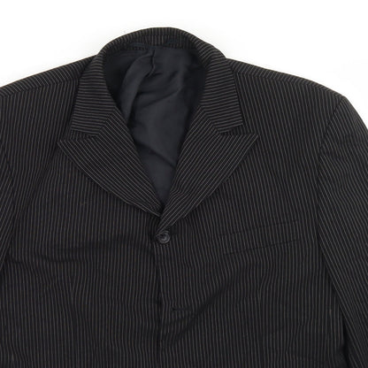 Mens UK Size 38 Willson Regular Black Suit Jacket
