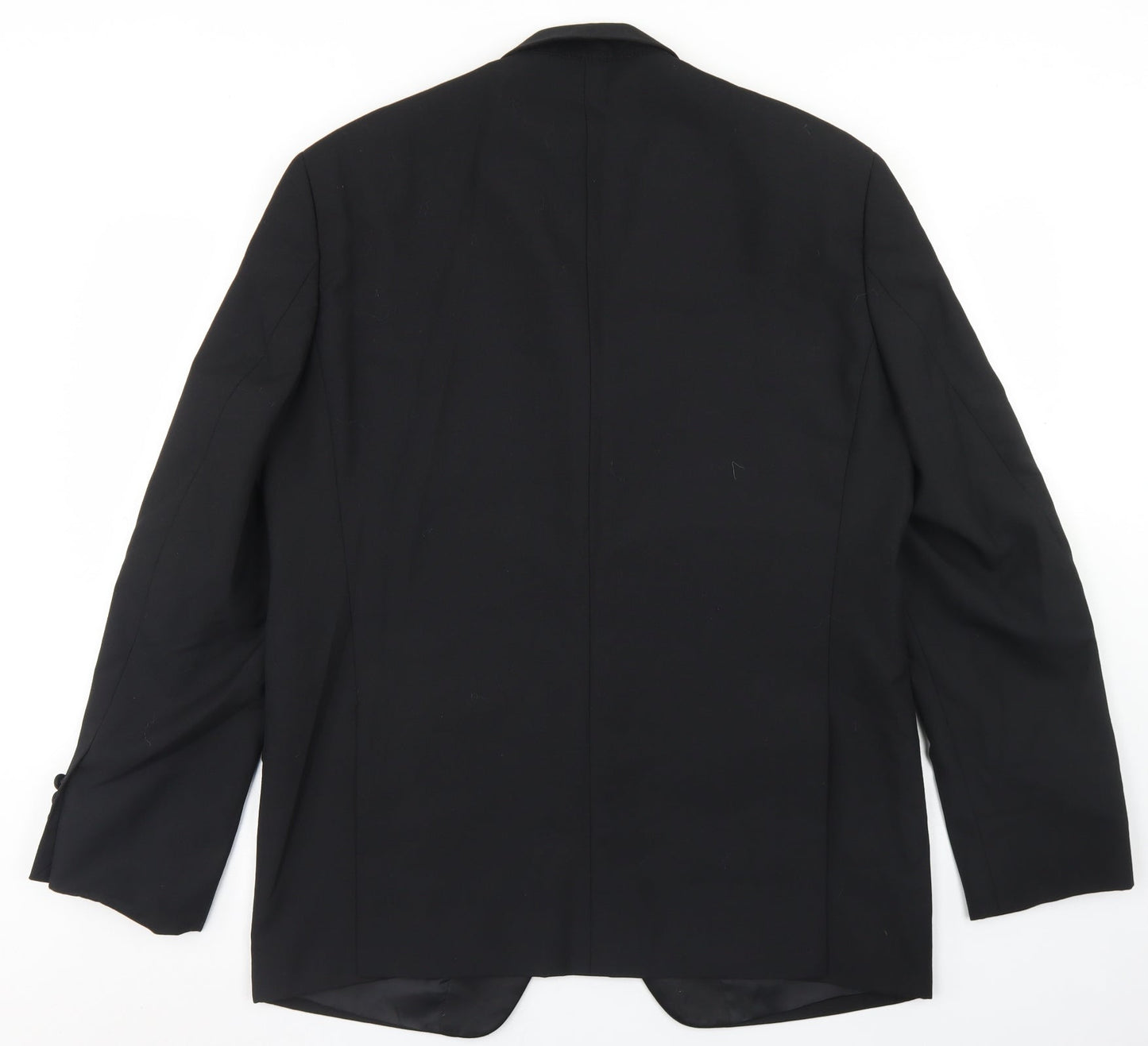 Daniel Graham Mens Black  Polyester Jacket Blazer Size 42