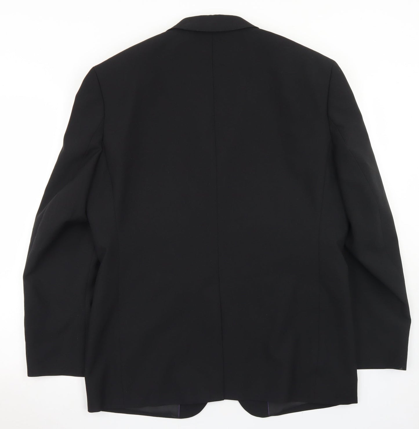 George Mens Black  Polyester Jacket Blazer Size 38