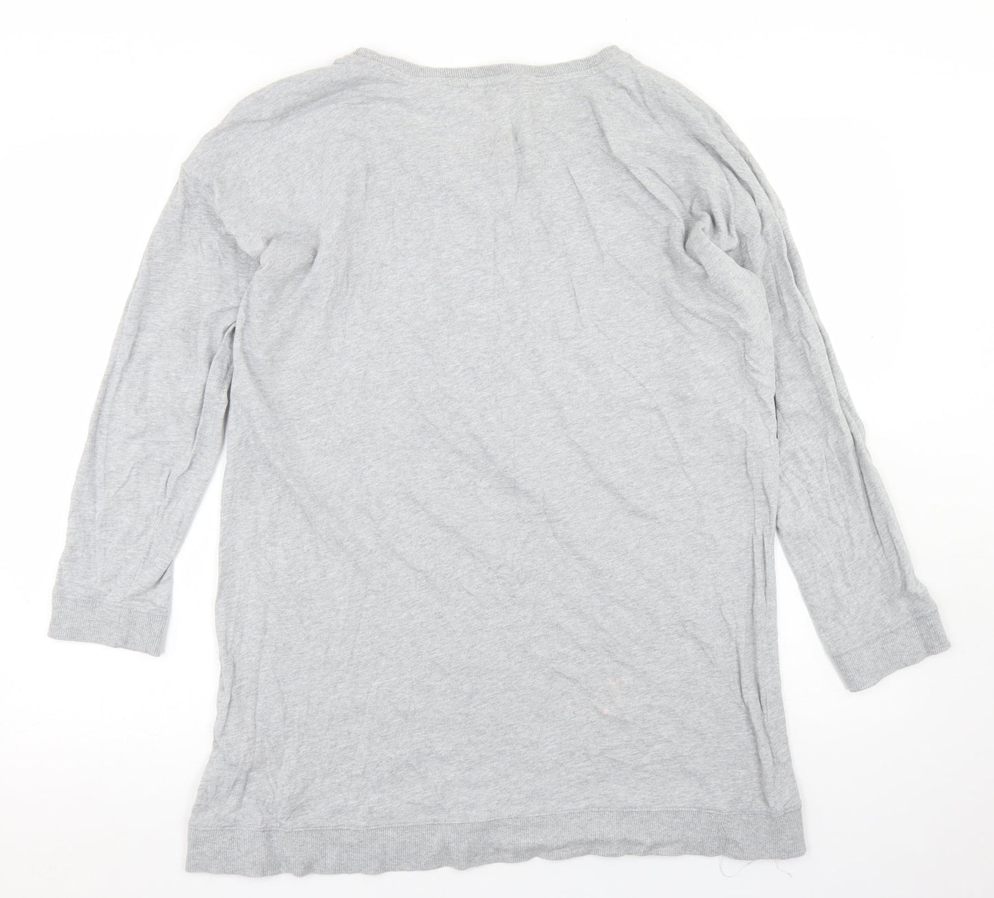 Womens UK Size 14 Marks and Spencer Grey Basic T-Shirt