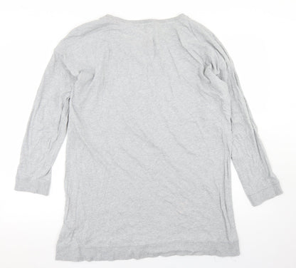 Womens UK Size 14 Marks and Spencer Grey Basic T-Shirt