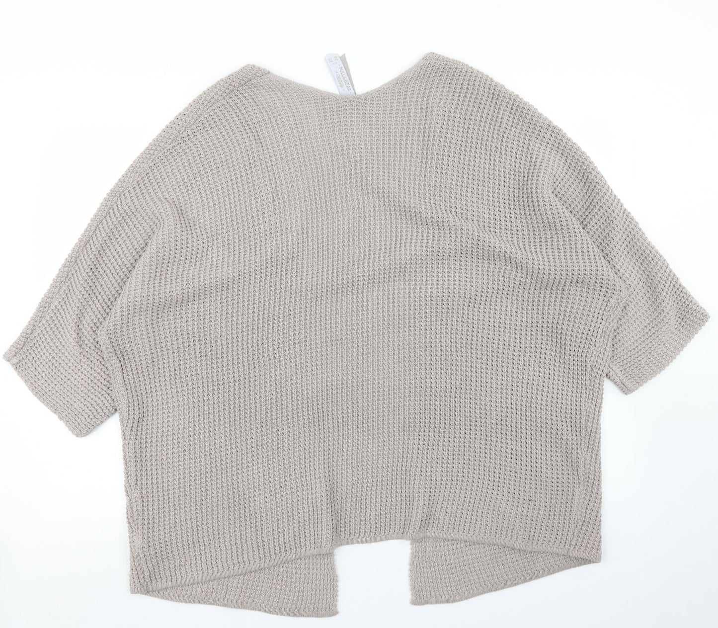 Womens UK Size M Pull & Bear Beige Cardigan Jumper