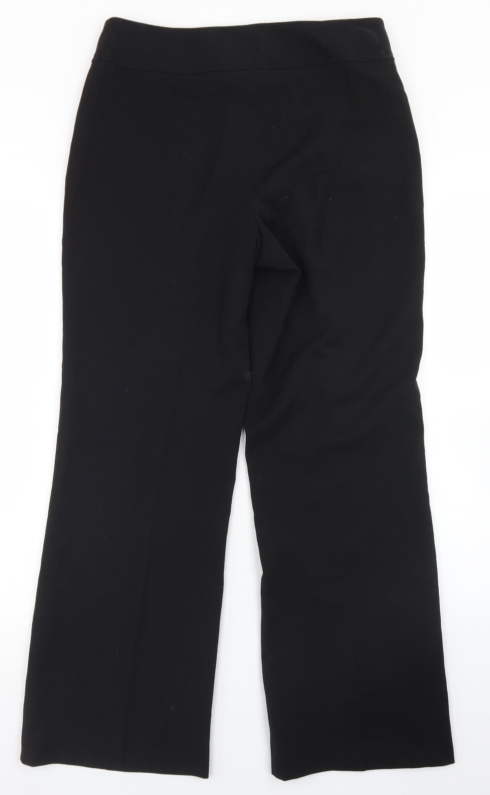 Vogue Womens Black  Polyester Dress Pants Trousers Size 10 L28 in Regular Button