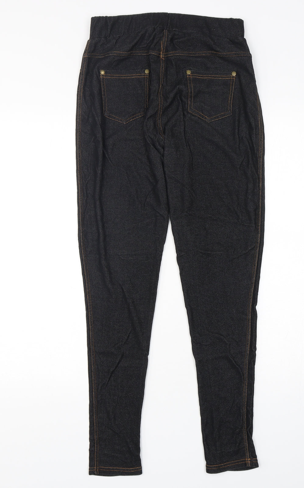 Krisp Womens Black  Viscose Jegging Jeans Size M L28 in Regular