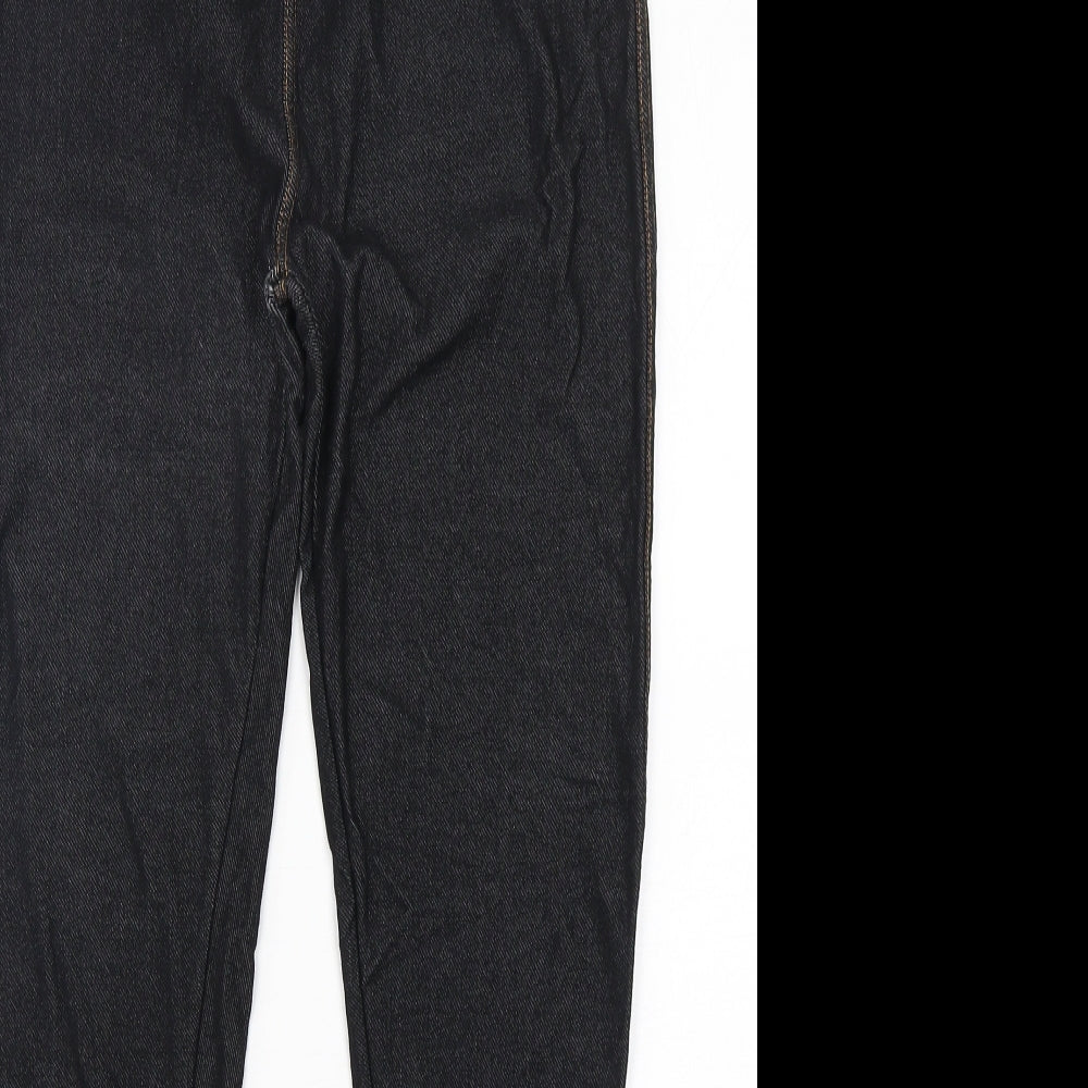 Krisp Womens Black  Viscose Jegging Jeans Size M L28 in Regular