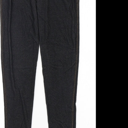 Krisp Womens Black  Viscose Jegging Jeans Size M L28 in Regular