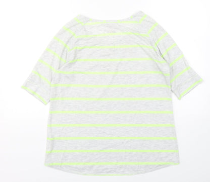 Womens UK Size 16 Marks and Spencer Multicoloured Basic T-Shirt