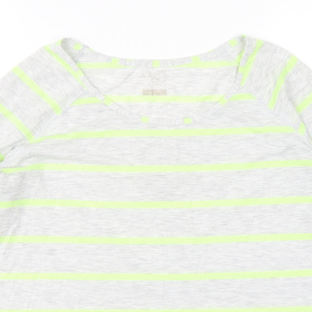 Womens UK Size 16 Marks and Spencer Multicoloured Basic T-Shirt