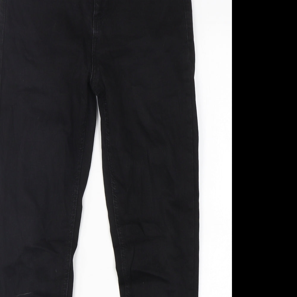 Dorothy Perkins Womens Black  Cotton Skinny Jeans Size 8 L28 in Regular